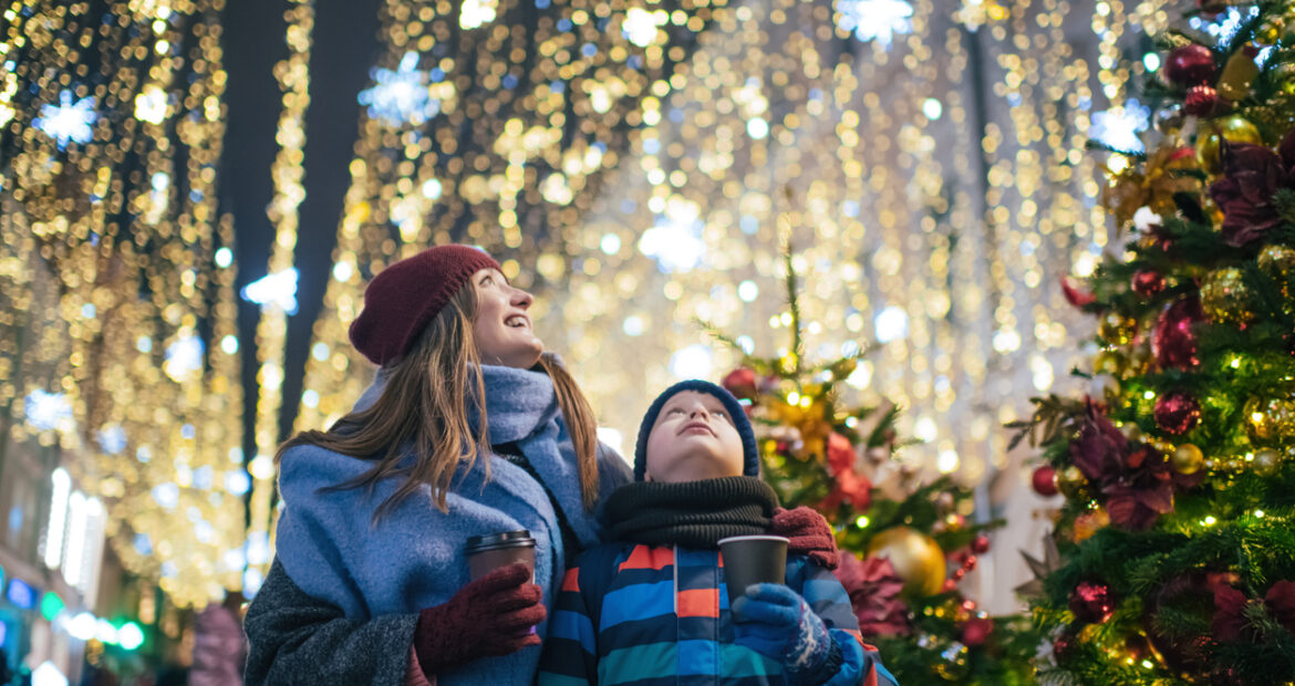 mother-and-son-enjoying-kansas-city-holiday-activities